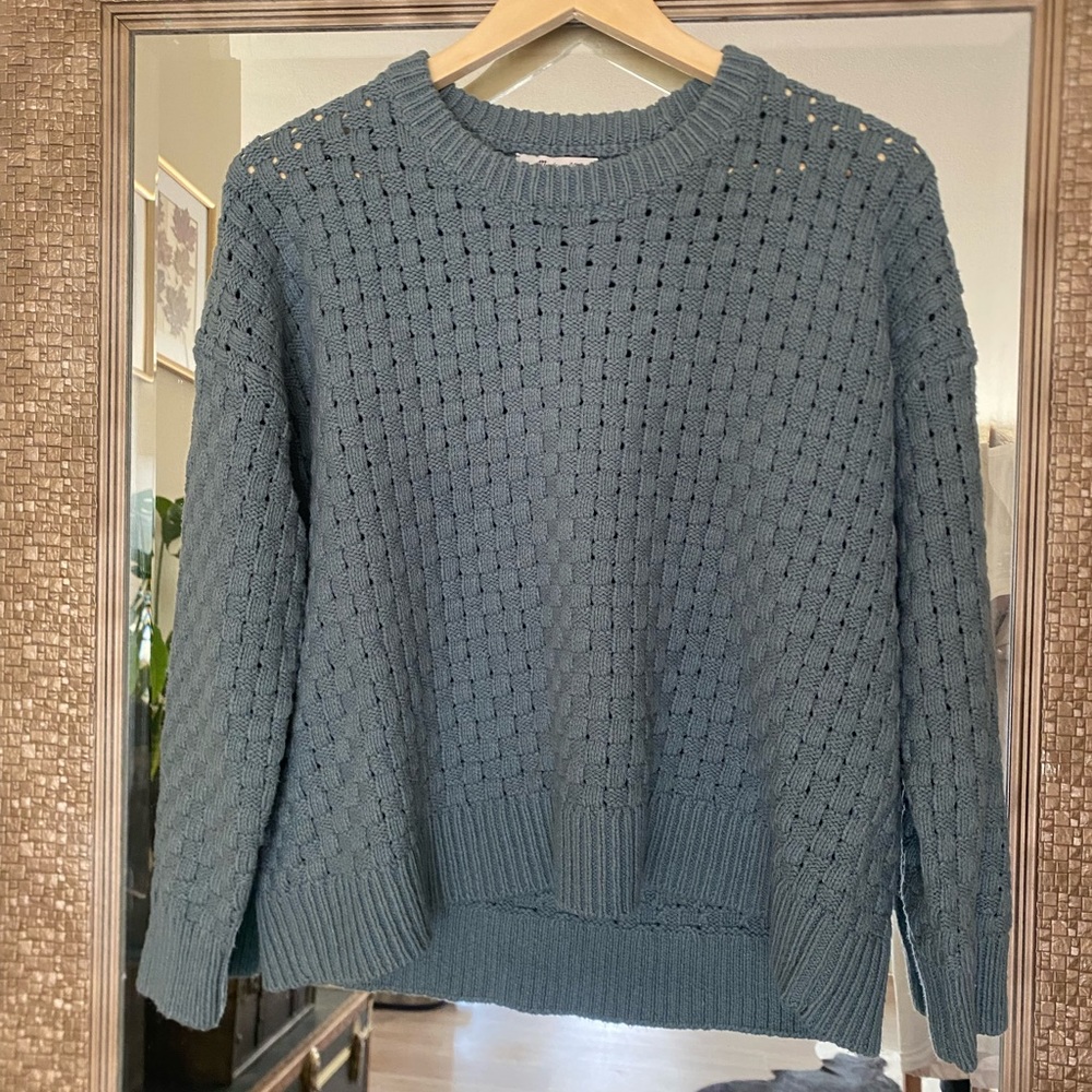 Madewell basket knit sweater sz XS